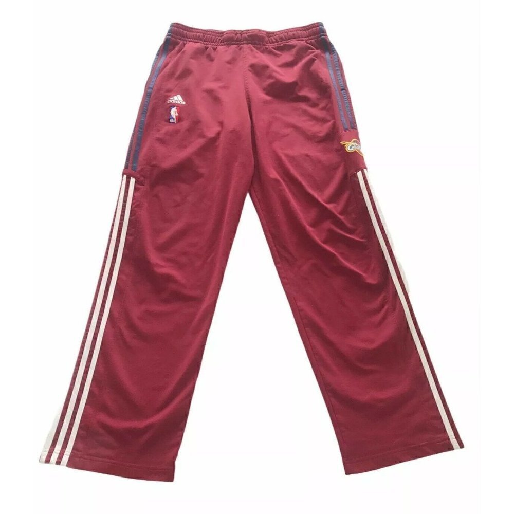 Adidas Cleveland Cavaliers Burgundy Track Pants L